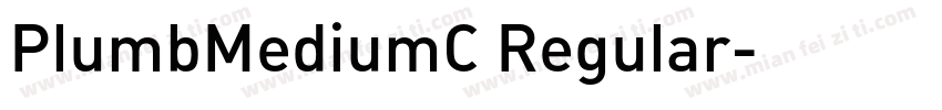 PlumbMediumC Regular字体转换